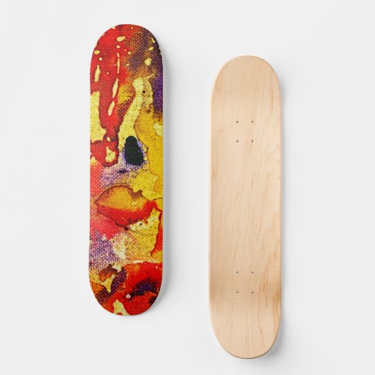 Polychromosoom #3 van Michael Moffa Persoonlijk Skateboard (Voorkant)