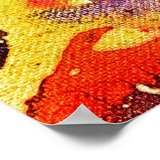 Polychromosoom #3 van Michael Moffa Poster (Hoek)