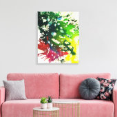 Polychromosoom #4 van Michael Moffa Canvas Afdruk (Insitu (Woonkamer))