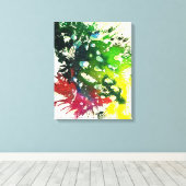 Polychromosoom #4 van Michael Moffa Canvas Afdruk (Insitu (Houten vloer))