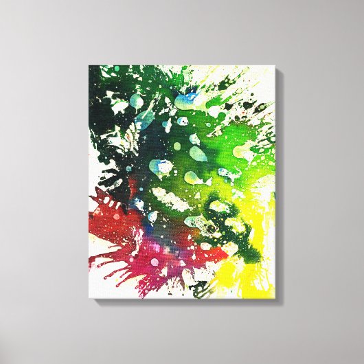 Polychromosoom #4 van Michael Moffa Canvas Afdruk (Voorkant)