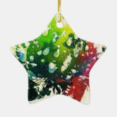 Polychromosoom #4 van Michael Moffa Keramisch Ornament (Achterkant)