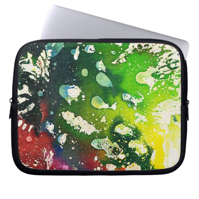 Polychromosoom #4 van Michael Moffa Laptop Sleeve (Voorkant)