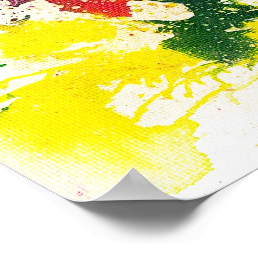 Polychromosoom #4 van Michael Moffa Poster (Hoek)