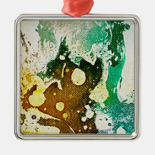 Polychromosoom #5 door Michael Moffa Metalen Ornament (Voorkant)