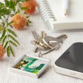 Polychromosoom #5 door Michael Moffa Sleutelhanger (Zijkant)