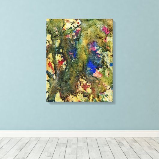 Polychromosoom #6 van Michael Moffa Canvas Afdruk (Insitu (Houten vloer))