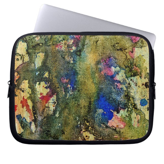 Polychromosoom #6 van Michael Moffa Laptop Sleeve (Voorkant)