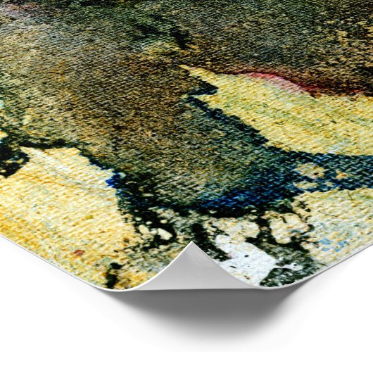 Polychromosoom #6 van Michael Moffa Poster (Hoek)