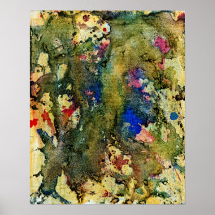 Polychromosoom #6 van Michael Moffa Poster