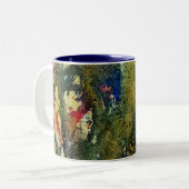 Polychromosoom #6 van Michael Moffa Tweekleurige Koffiemok (Voorkant links)