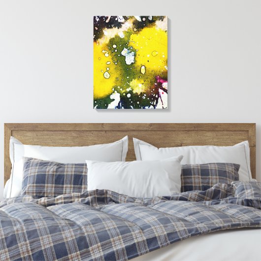 Polychromosoom #7 van Michael Moffa Canvas Afdruk (Insitu (Slaapkamer))