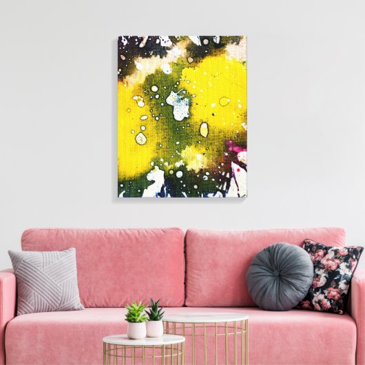 Polychromosoom #7 van Michael Moffa Canvas Afdruk (Insitu (Woonkamer))