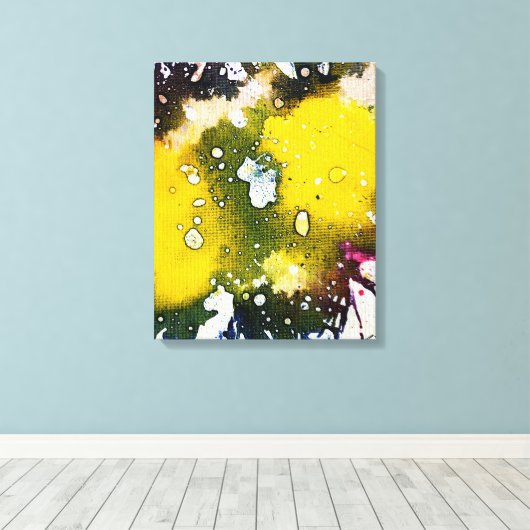 Polychromosoom #7 van Michael Moffa Canvas Afdruk (Insitu (Houten vloer))