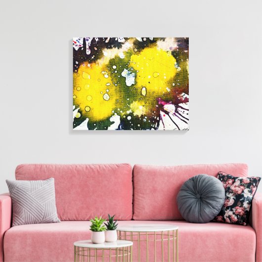 Polychromosoom #7 van Michael Moffa Canvas Afdruk (Insitu (Woonkamer))