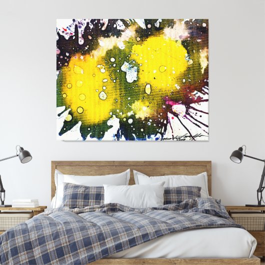 Polychromosoom #7 van Michael Moffa Canvas Afdruk (Insitu (Slaapkamer))