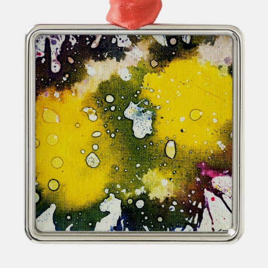 Polychromosoom #7 van Michael Moffa Metalen Ornament (Voorkant)