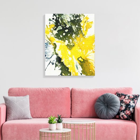 Polychromosoom #8 van Michael Moffa Canvas Afdruk (Insitu (Woonkamer))