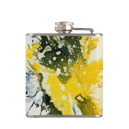 Polychromosoom #8 van Michael Moffa Heupfles (Achterkant)