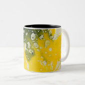 Polychromosoom #8 van Michael Moffa Tweekleurige Koffiemok (Voorkant rechts)