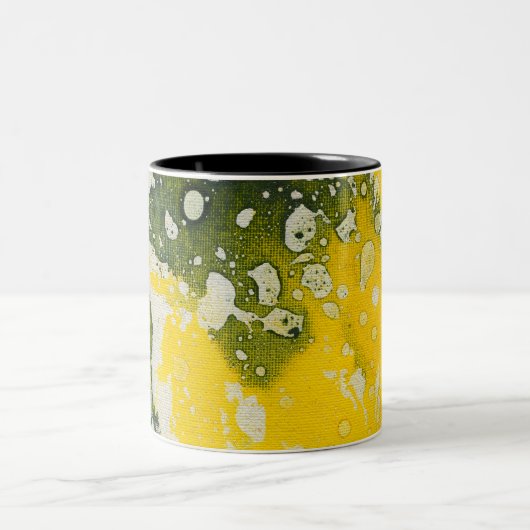 Polychromosoom #8 van Michael Moffa Tweekleurige Koffiemok (Center)