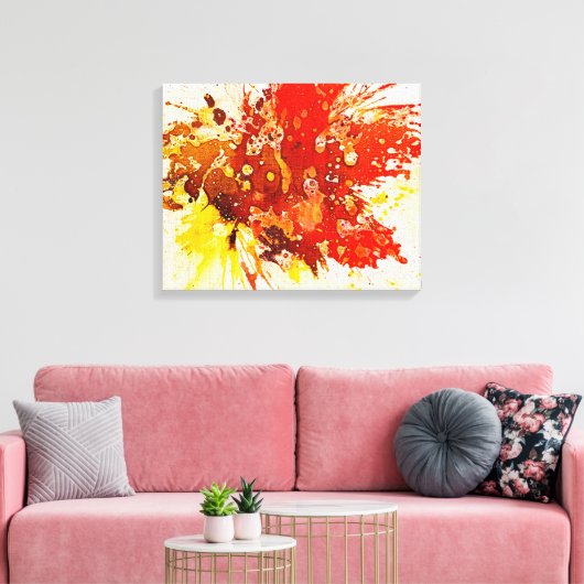 Polychromosoom #9 van Michael Moffa Canvas Afdruk (Insitu (Woonkamer))