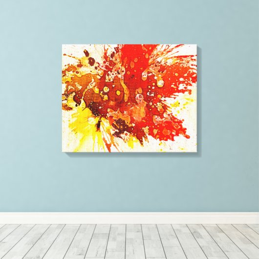 Polychromosoom #9 van Michael Moffa Canvas Afdruk (Insitu (Houten vloer))