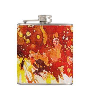 Polychromosoom #9 van Michael Moffa Heupfles