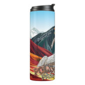 Polychroom Reismok/Thermische Tumbler Thermosbeker (Gedraaid links)