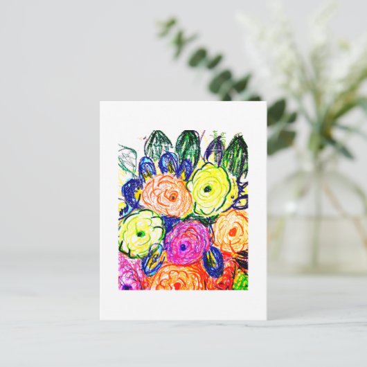 Polycromatic  briefkaart (Staand voorkant)