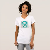 Polycysteus Nierziekte Bewustheid Koolstof Shirt (Voorkant volledig)