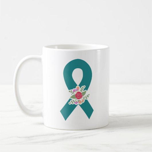 Polycysteus Nierziekte PKD Awareness Ribbon Mok (Links)