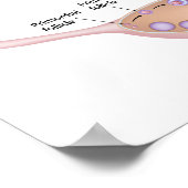 Polycysteus ovariumsyndroom, met een schema. poster (Hoek)