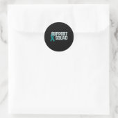 Polycysteuze Nierziekte Awareness Squad Ronde Sticker (Tas)