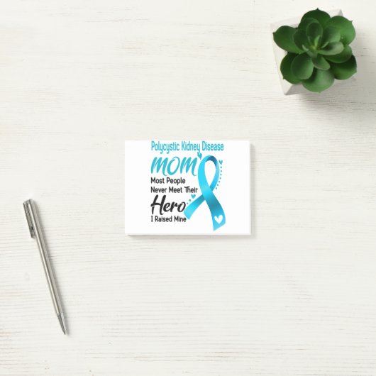 Polycystic Kidney Disease Awareness Month Ribbon G Post-it® Notes (Kantoor)