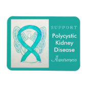 Polycystic Kidney Disease Awareness Ribbon Magnet Magneet (Horizontaal)
