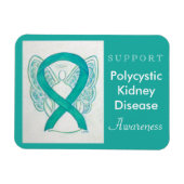 Polycystic Kidney Disease Awareness Ribbon Magnet Magneet (Horizontaal)