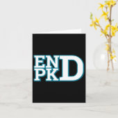 Polycystische Nierziekte Bewustzijn Einde PKD Stri Kaart (Gele Bloem)