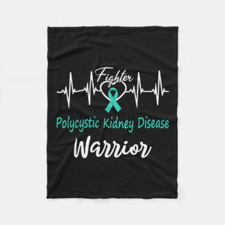 Polycystische nierziekte PKD Warrior Heartbeat Fi Fleece Deken