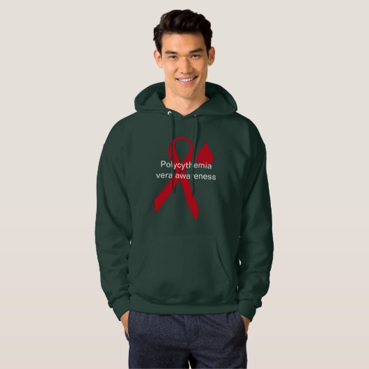 Polycythemia vera awareness hoodie (Voorkant volledig)