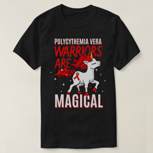 Polycythemia Vera Awareness PV Warrior Erythremia T-shirt (Design voorkant)