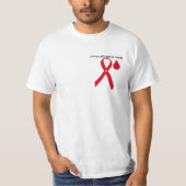 Polycythemia vera awareness t-shirt (Voorkant)