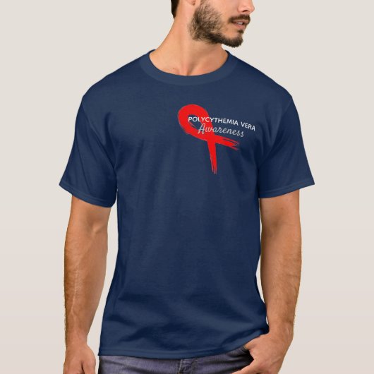 Polycythemia Vera Awareness Tee Shirt (Voorkant)