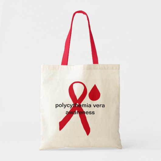 Polycythemia vera awareness tote bag (Voorkant)