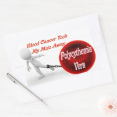 Polycythemia Vera-kanker nam mijn Mojo Rechthoekige Sticker (Envelop)