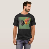 Polydamus Swallowtail Butterfly T-shirt (Voorkant volledig)