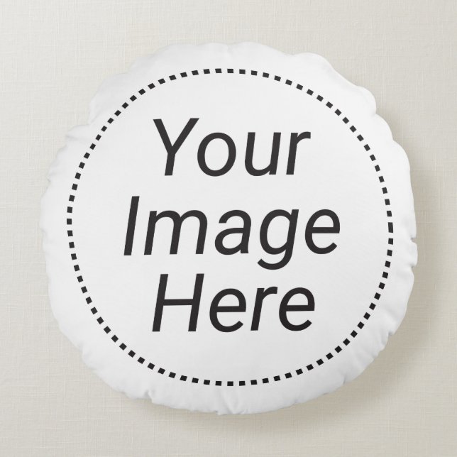 Polyester Accent Pillow Rond Kussen (Voorkant)