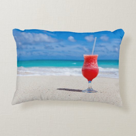 Polyester in penseel accent kussen (Achterkant)