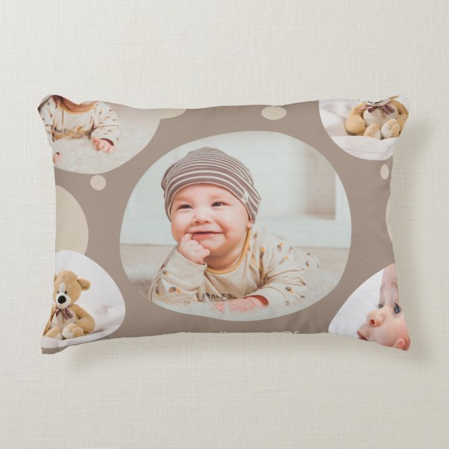 Polyester in penseel accent kussen (Voorkant)