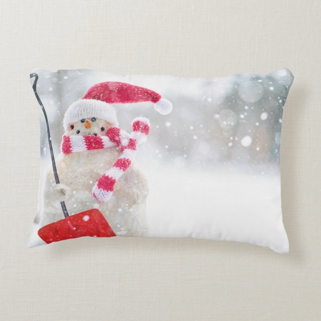 Polyester in penseel accent kussen (Achterkant)
